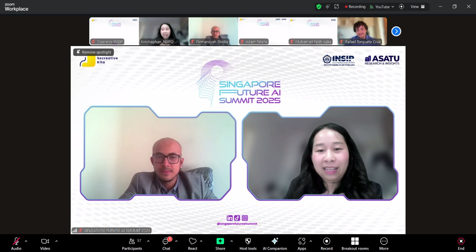 INSIP Gelar Singapore AI Summit 2025, Hadirkan Peserta dari 21 Negara