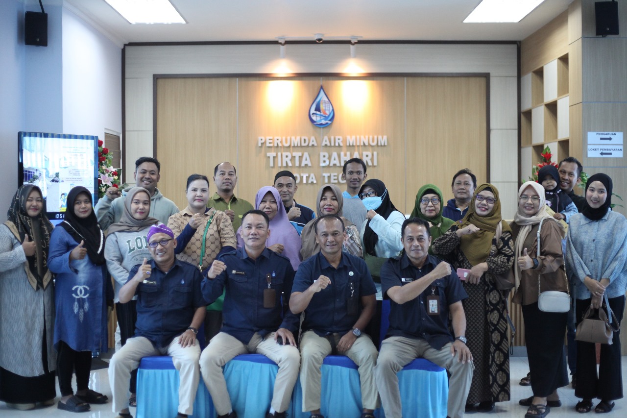 Pelanggan Perumda Air Minum Tirta Bahari Kota Tegal Diguyur Doorprize