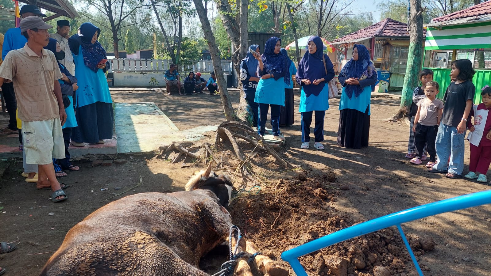 Sakila Kerti Kota Tegal Kurban Satu Ekor Sapi dan Kambing