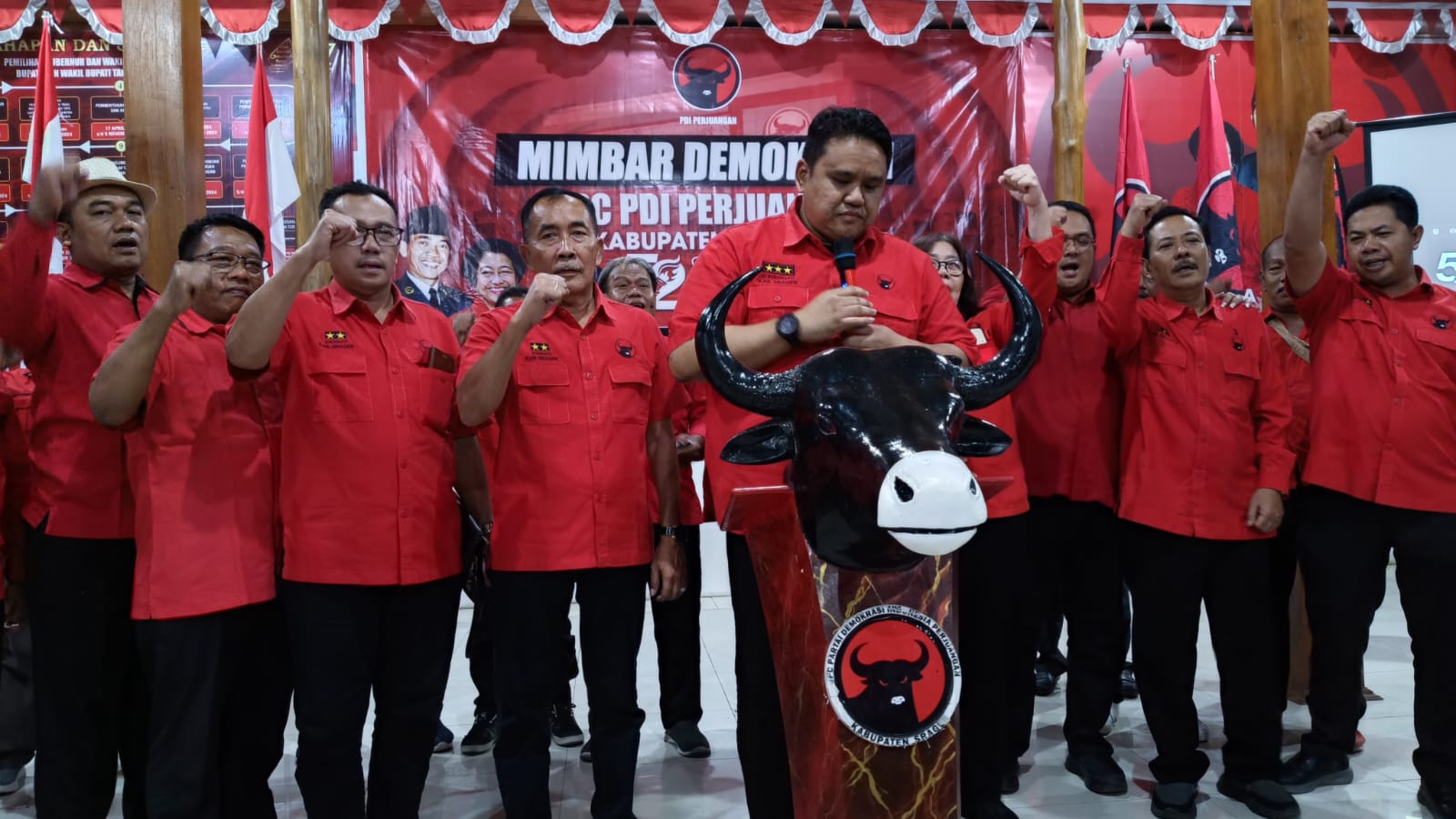 Tegak Lurus, PDIP Sragen Minta Megawati Jadi Ketua Umum Kembali