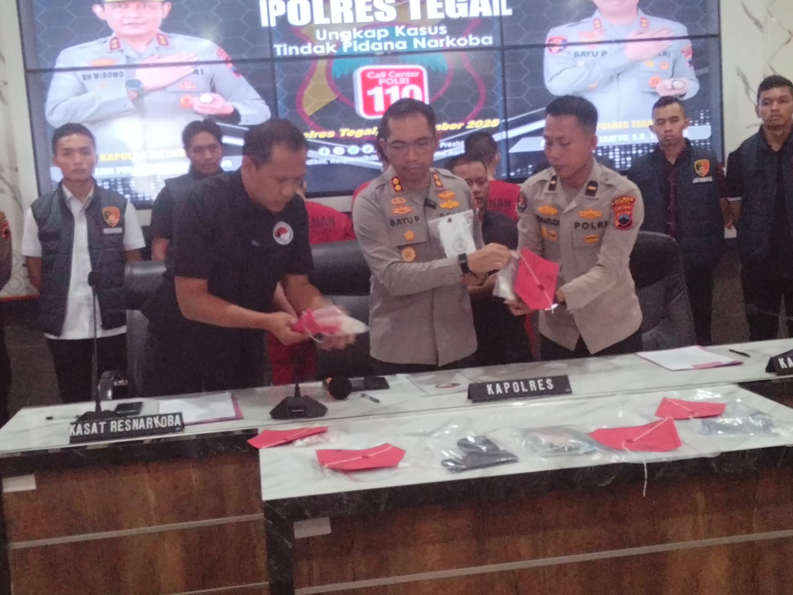 Polres Tegal Tangkap Pembuat Tembakau Sintesis