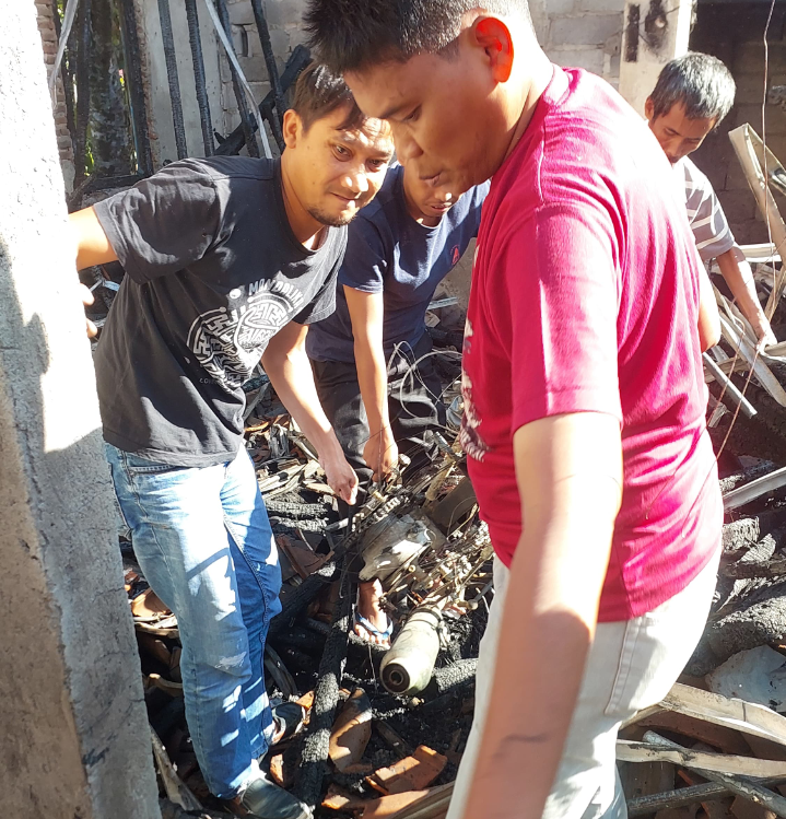 Buntut Cekcok, Rumah Janda di Tegalrejo Salatiga Dibakar