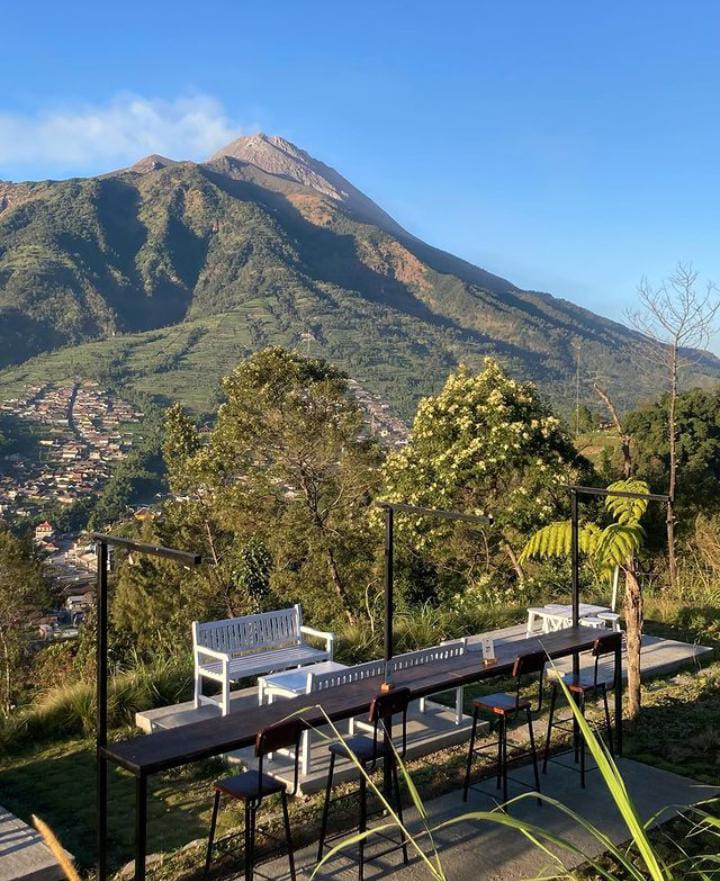 Rekomendasi Cafe View Gunung Merapi di Boyolali, Nomor 1 Pernah Dikunjungi Presiden Ke 6