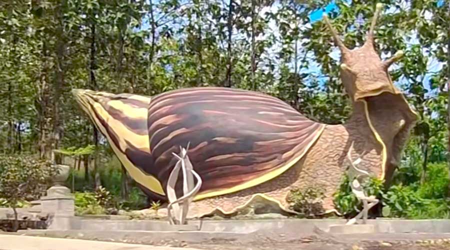 Viralnya Tugu Bekicot di Grobogan Disebut-sebut Hanya Menelan Biaya Rp100 juta, Sesuai Harapan Netizen