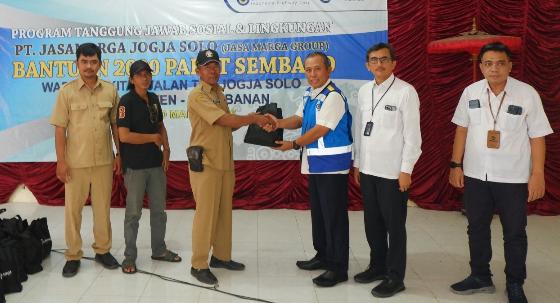 PT Jasamarga Jogja Solo Lakukan TJSL Modernisasi Pertanian di Wilayah Operasional