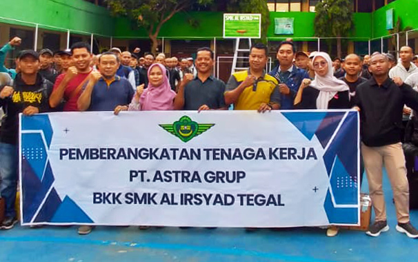 SMK Al Irsyad Kota Tegal Berangkatkan 108 Canaker PT Astra Grup ‎