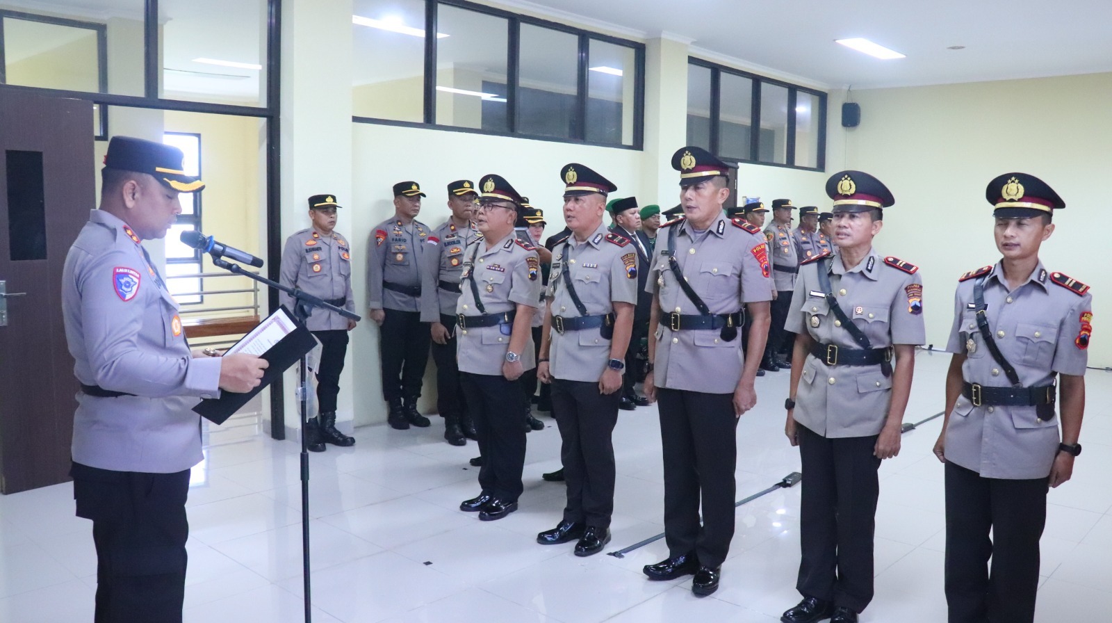 Sejumlah Pejabat di Polres Pekalongan Dimutasi