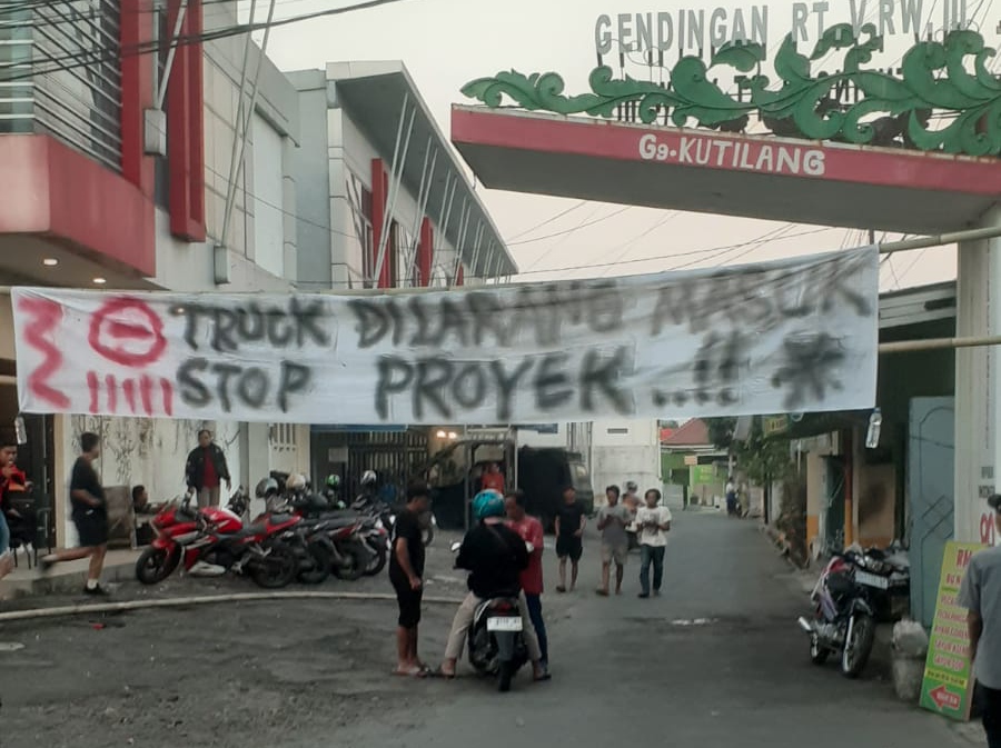 Warga Gendingan Batang Demo Pembangunan Kos 30 Kamar, Ini Alasannya