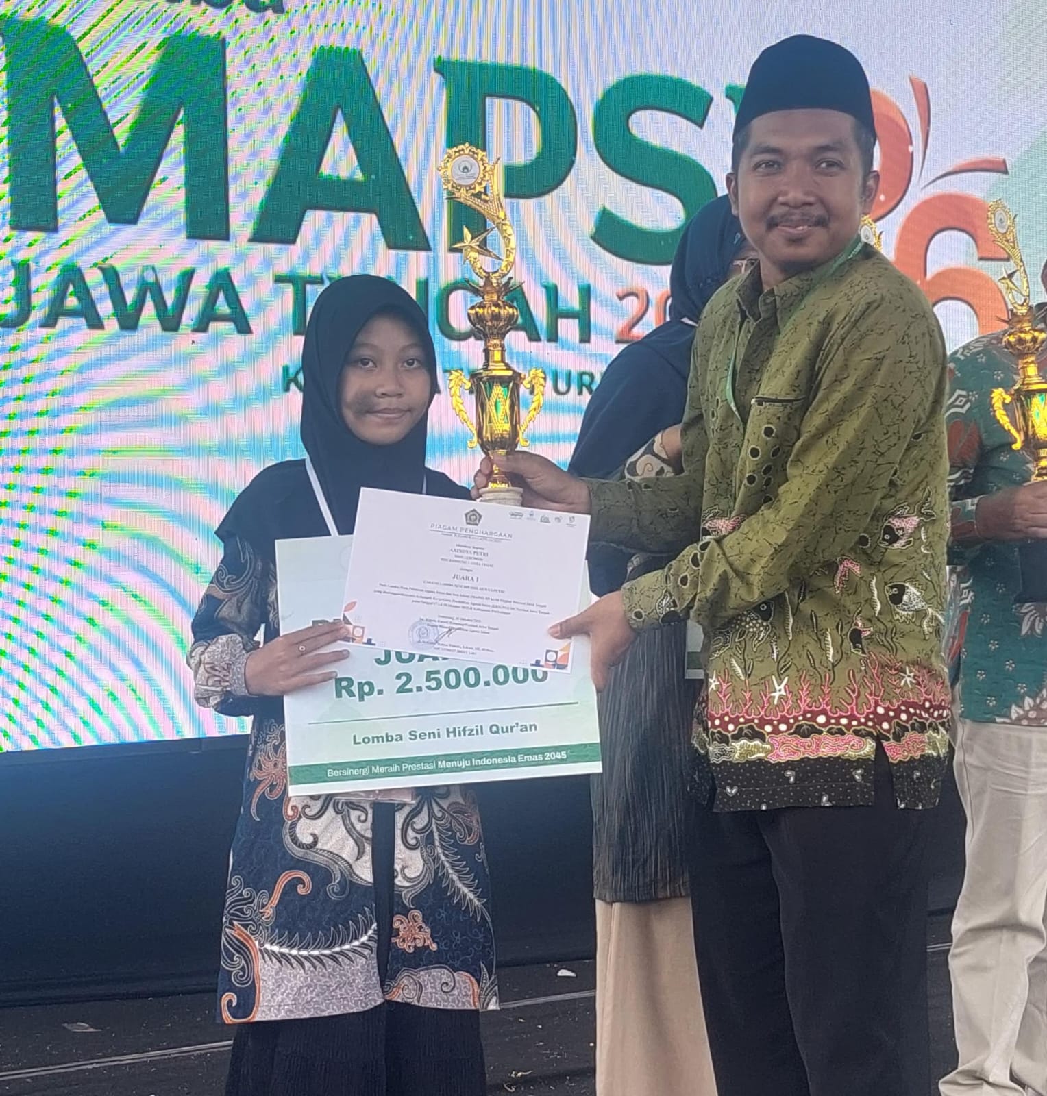 Juara 1 Mapsi Tingkat Provinsi Jawa Tengah 2025