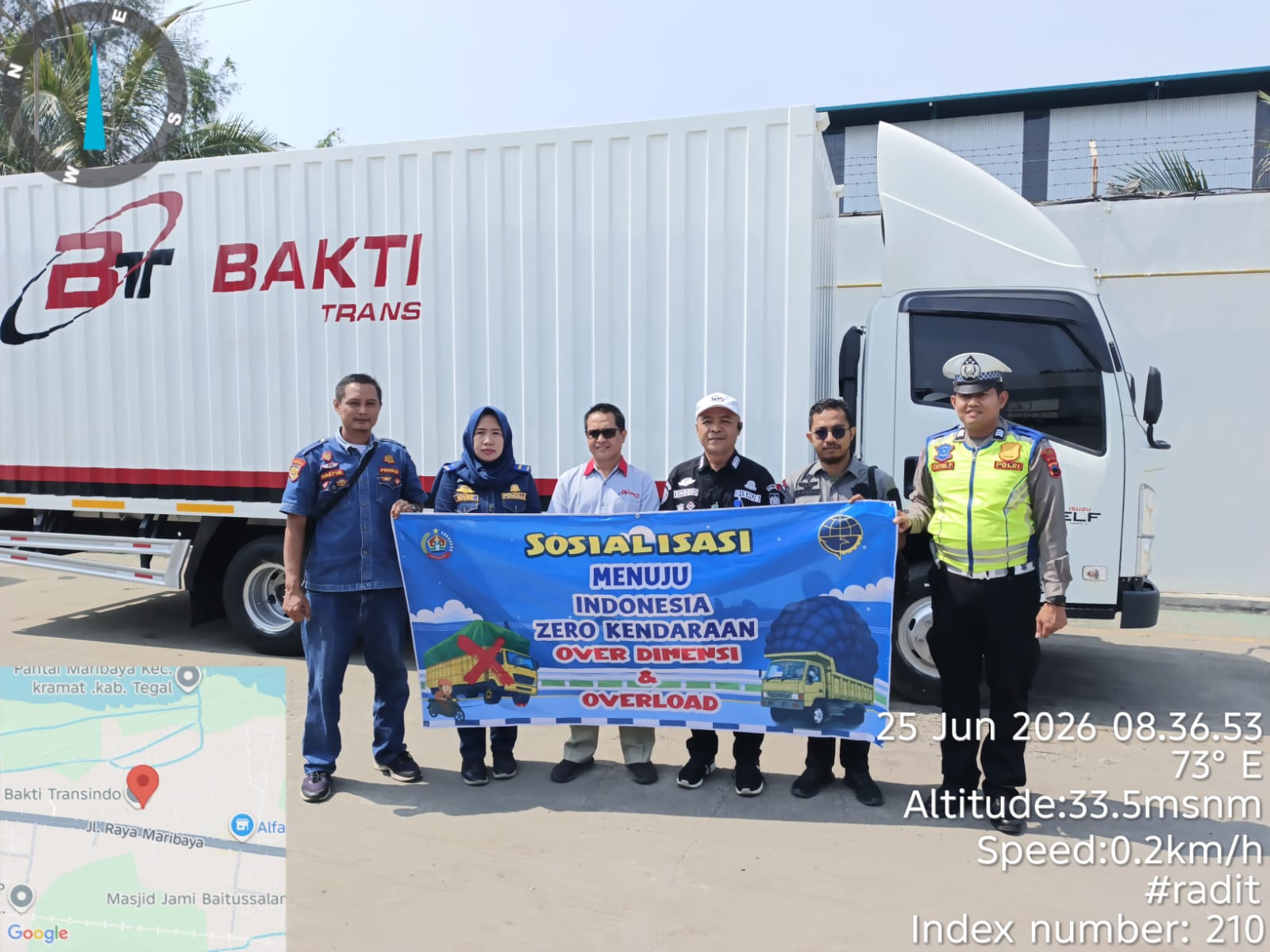 Dishub Kabupaten Tegal Gencarkan Sosialisasi Dukung Percepatan Zero Over Dimension Overload  