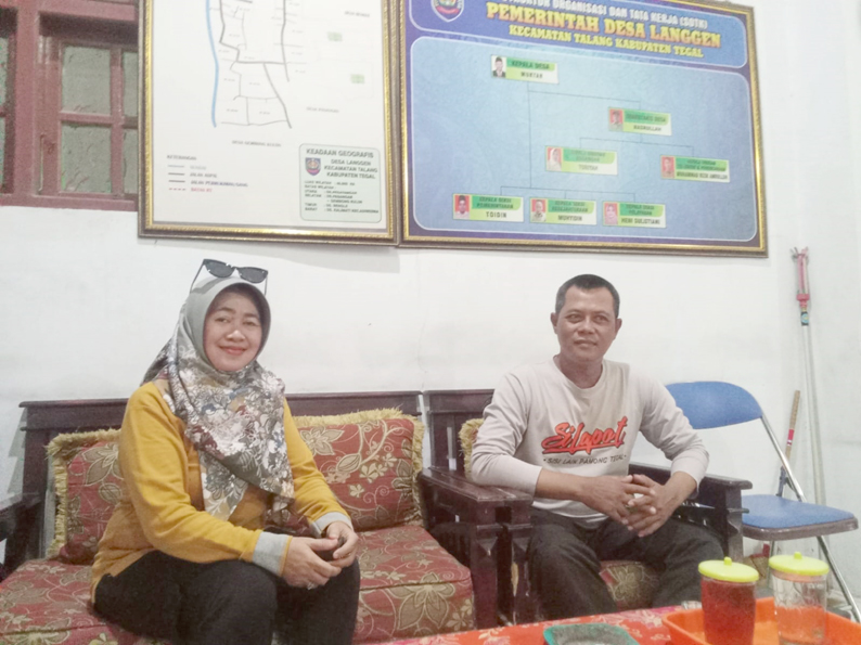 Asriah Ana Rosana Ditunjuk Sebagai Penjabat Kades Langgen