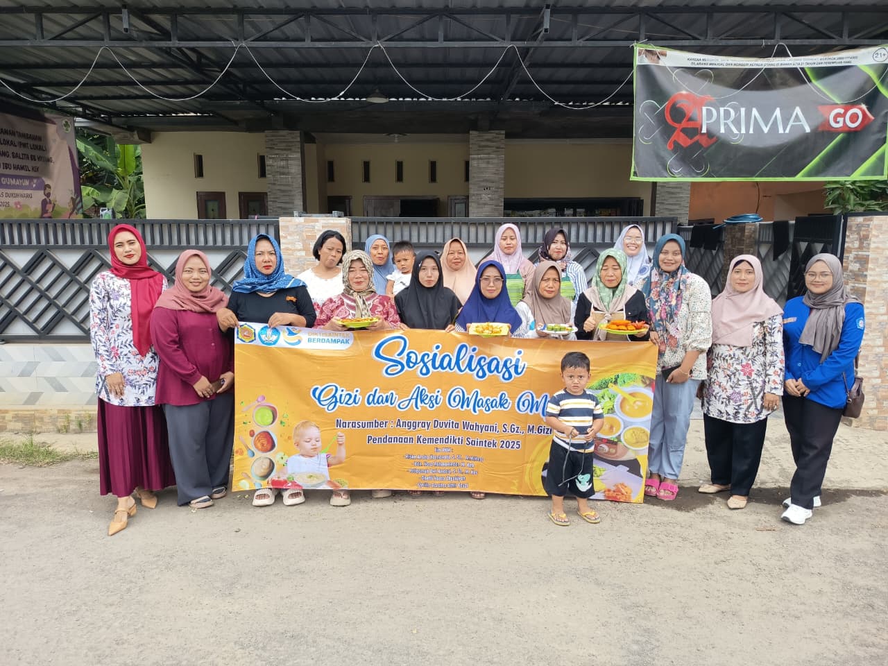 Sosialisasi Gizi dan Aksi Masak Pangan Lokal di Desa Gumayun Kabupaten Tegal