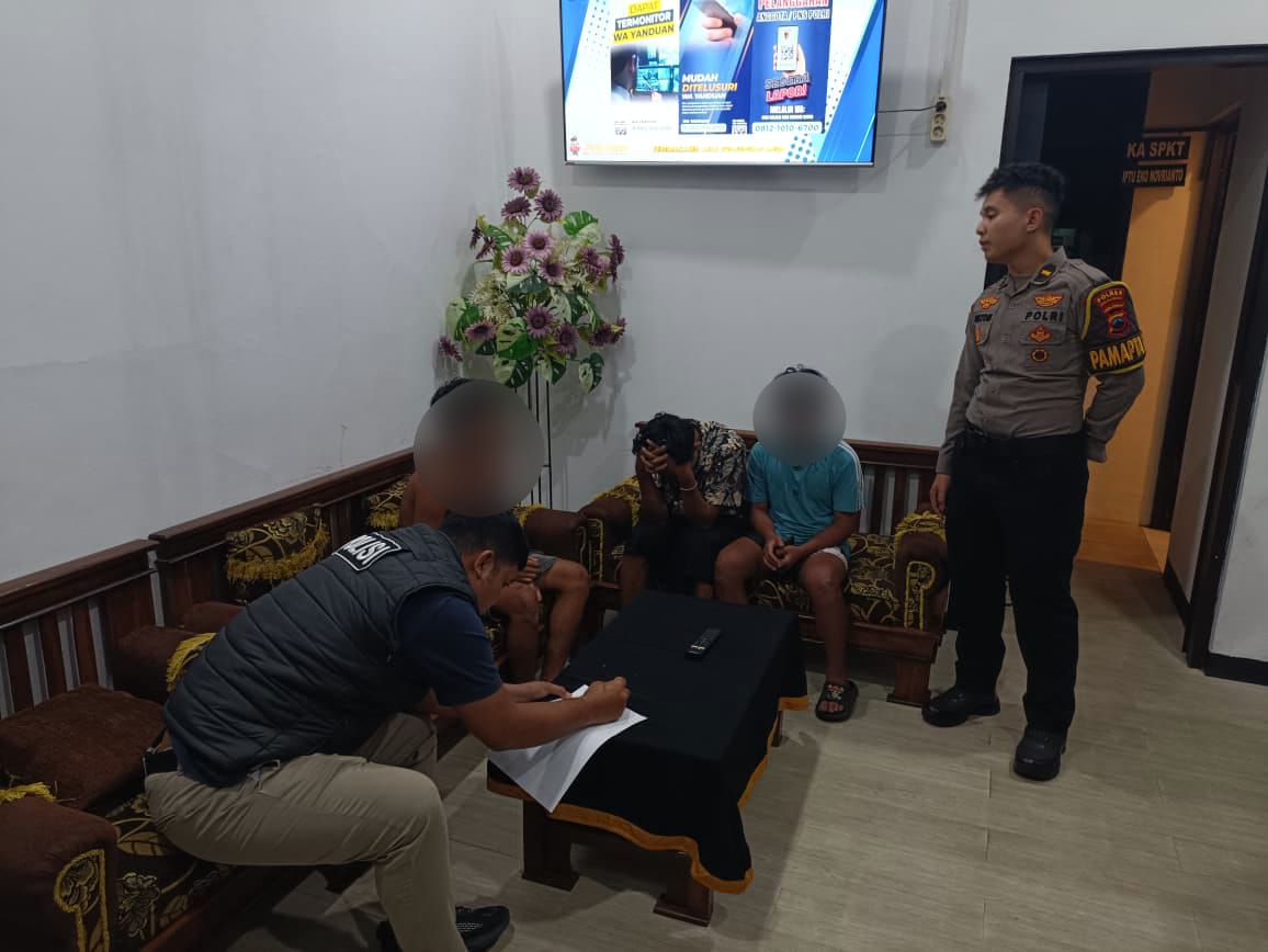 Polres Pekalongan Gagalkan Tawuran, Tiga Pemuda Diamankan