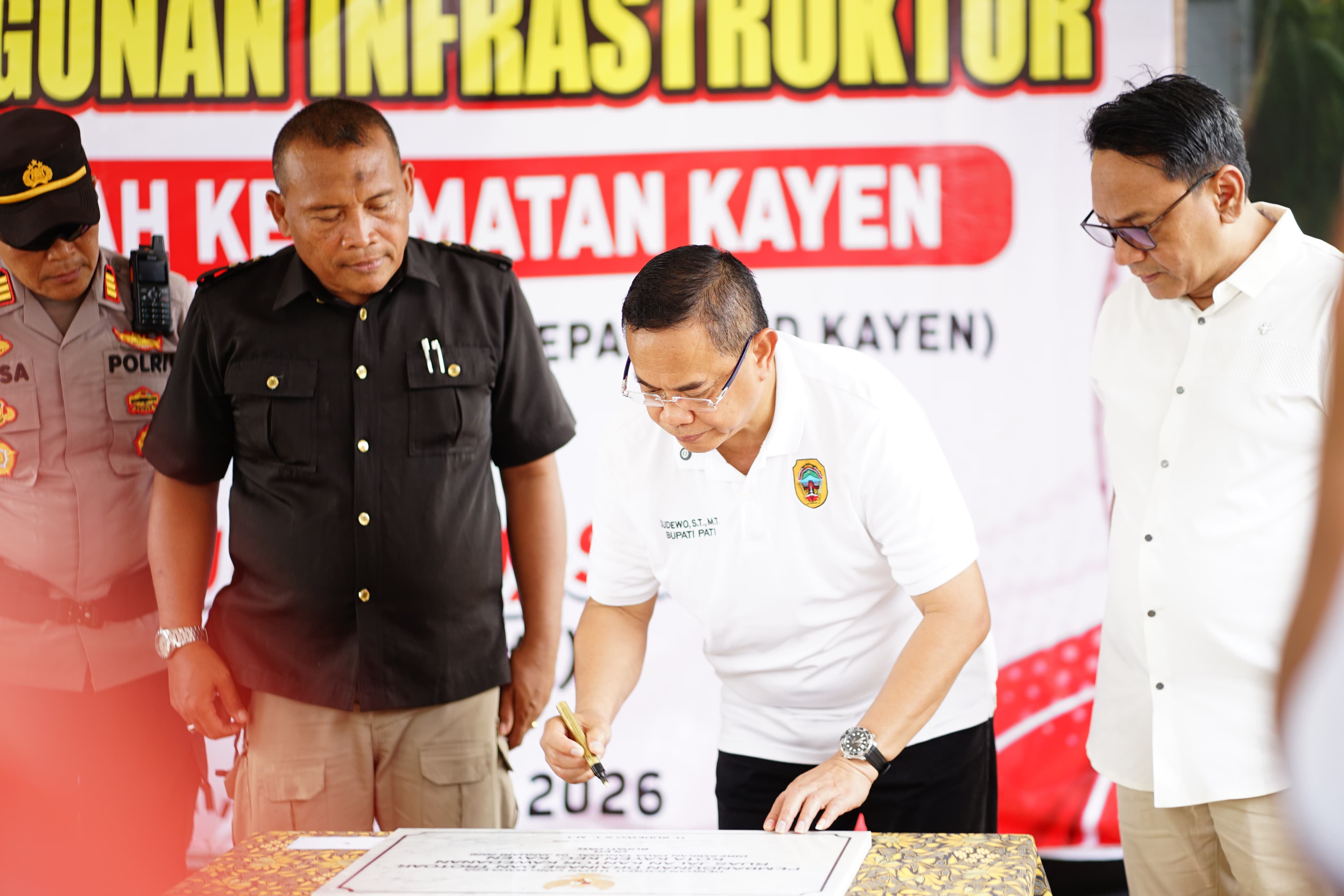 Hubungan Bupati Sudewo dan Wabup Chandra Makin Harmonis, Kompak Resmikan Proyek Pembangunan di Pati