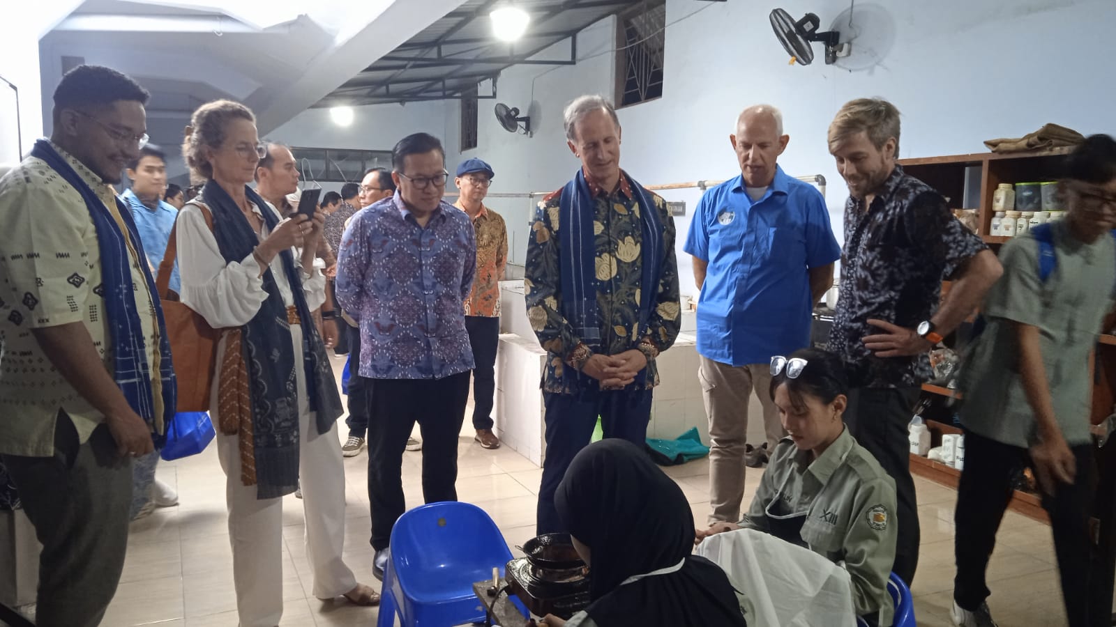 Green Batik Center Dibuka, Belanda Ingatkan Masa Depan Batik Pekalongan