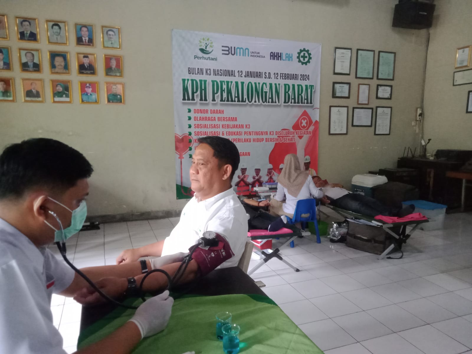 Gandeng PMI, KPH Pekalongan Barat Gelar Donor Darah di Kabupaten Tegal 