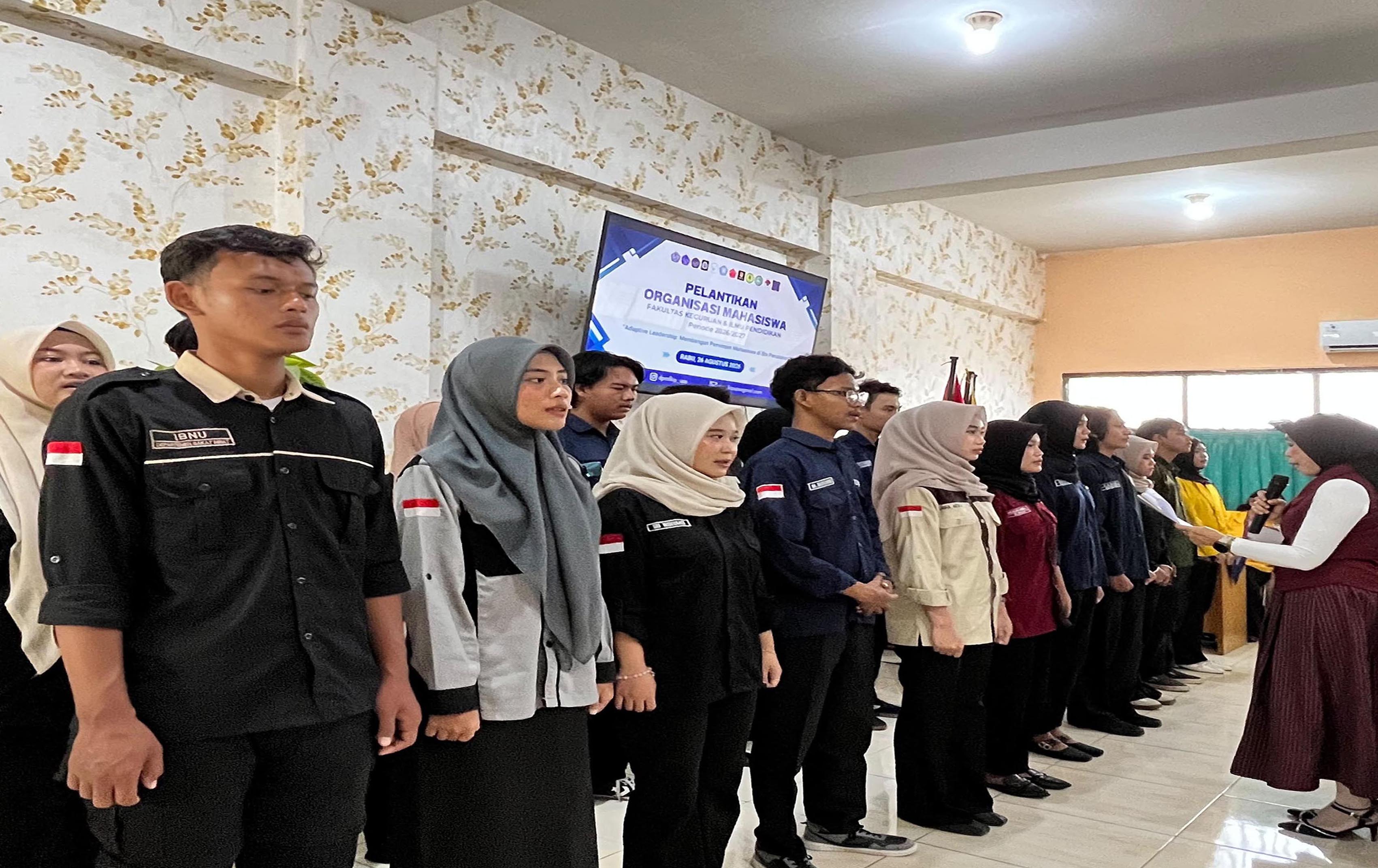 Pimpinan Ormawa FKIP UPS Tegal 2026/2027 Resmi Dilantik
