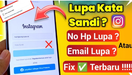 Cara Login Instagram saat Lupa Kata Sandi