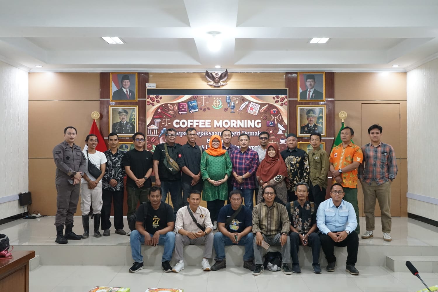 Perkuat Sinergi, Kajari Demak Gelar Coffee Morning Bersama Media dan LSM