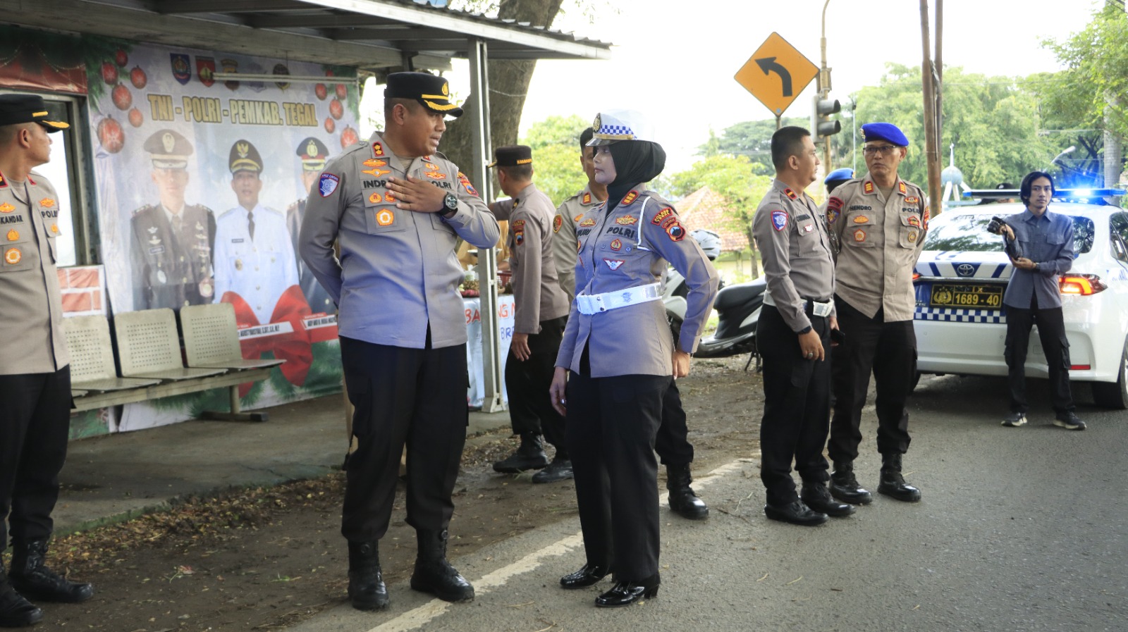 Satlantas Polres Tegal Cek Jalur Mudik 