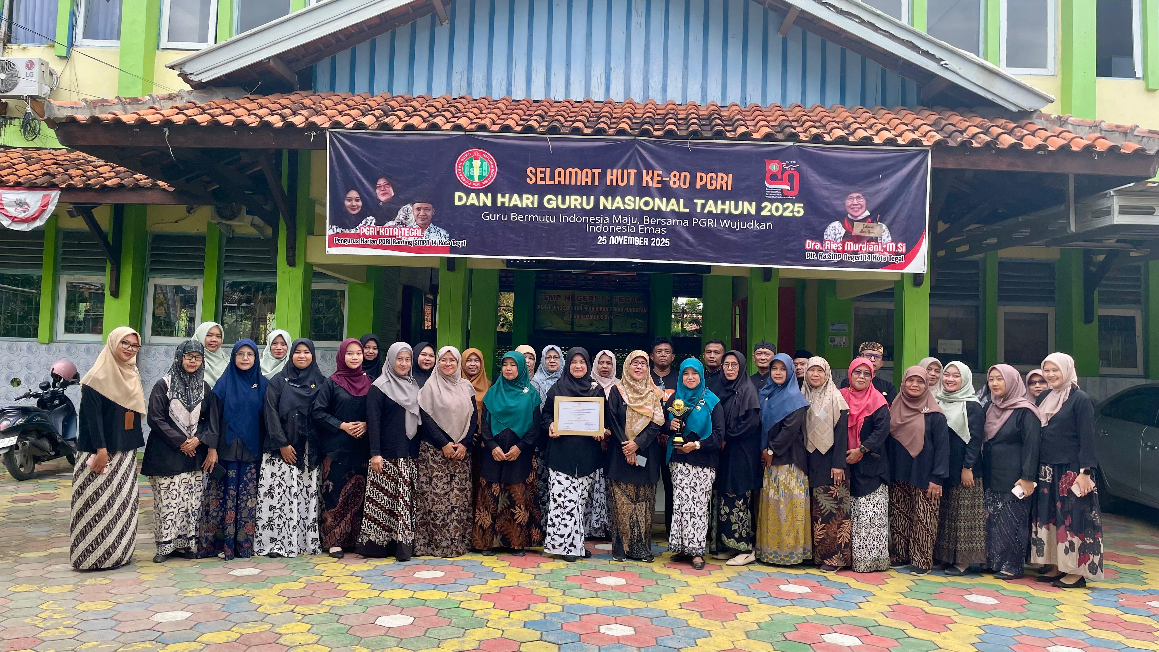 Membanggakan, SMP Negeri 14 Tegal Raih Penghargaan Adiwiyata Mandiri