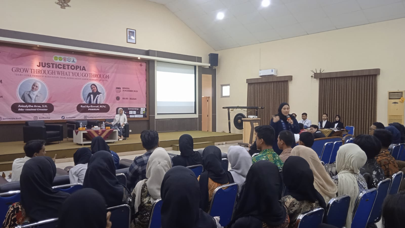  Justicetopia Unikal, Saat Anak Fakultas Hukum Bicara Mental Health Tanpa Basa-Basi