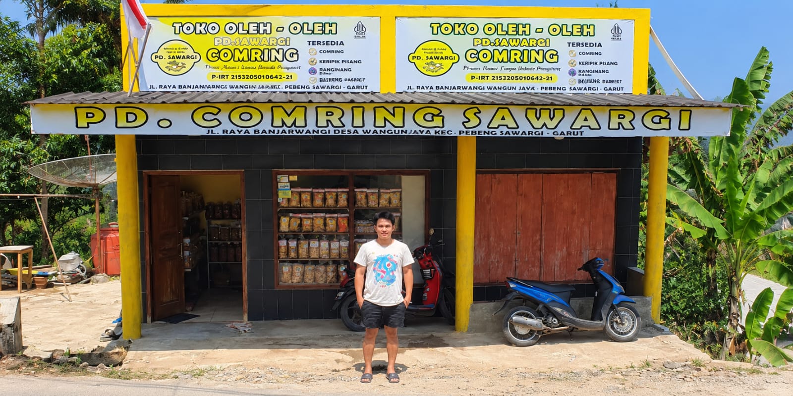 Berkat KUR BRI, Comring Sawargi Naik Kelas dan Buka Lapangan Kerja Bagi Warga Garut