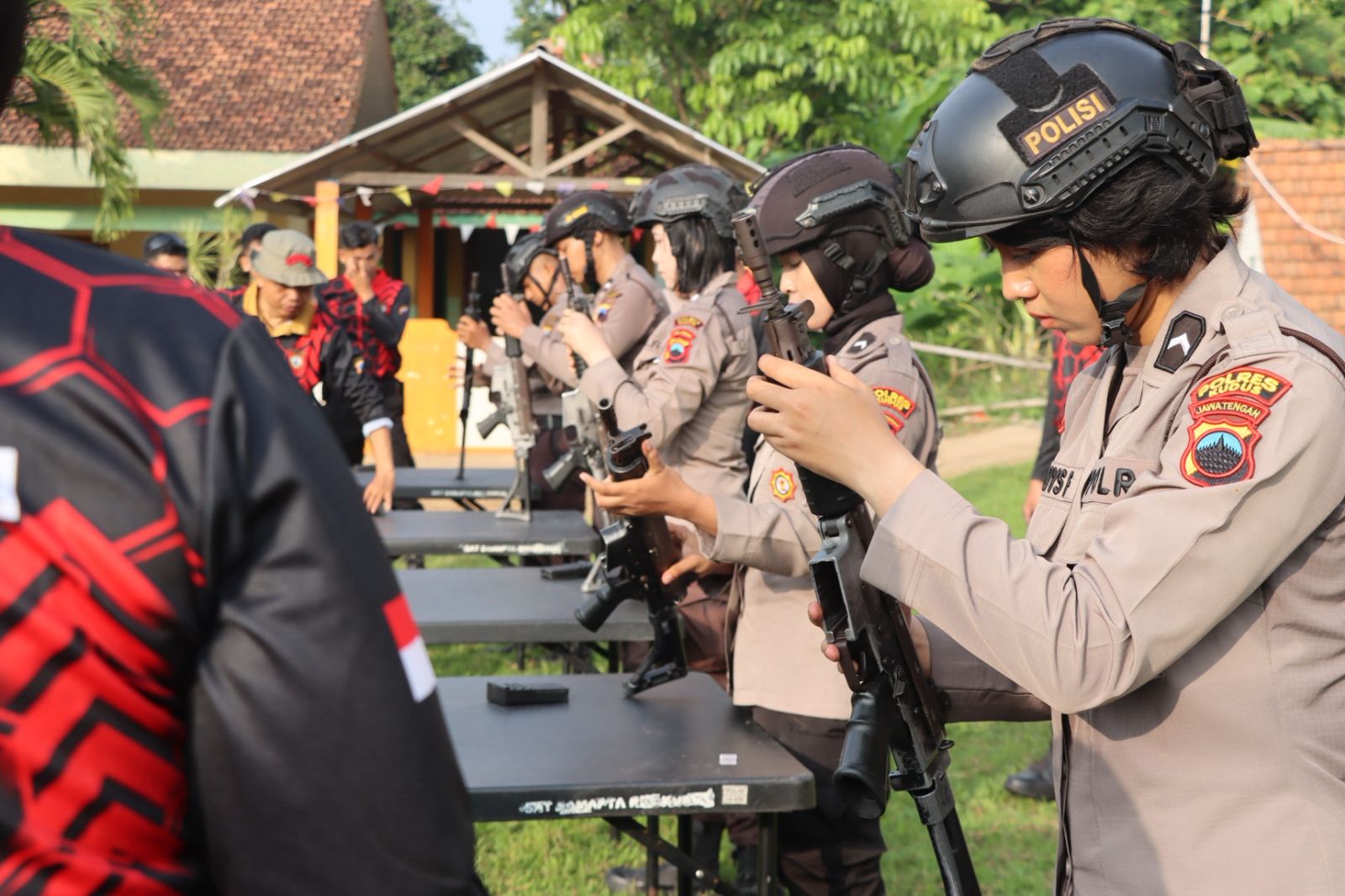 Cerita Dibalik Tradisi Pembaretan Para Bintara Remaja, Kapolres Kudus : Baret Simbol Sarat Makna