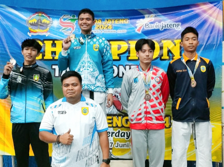 Raih 4 Medali Emas Popda Jateng, Kabupaten Pemalang Sukses Naik Peringkat 