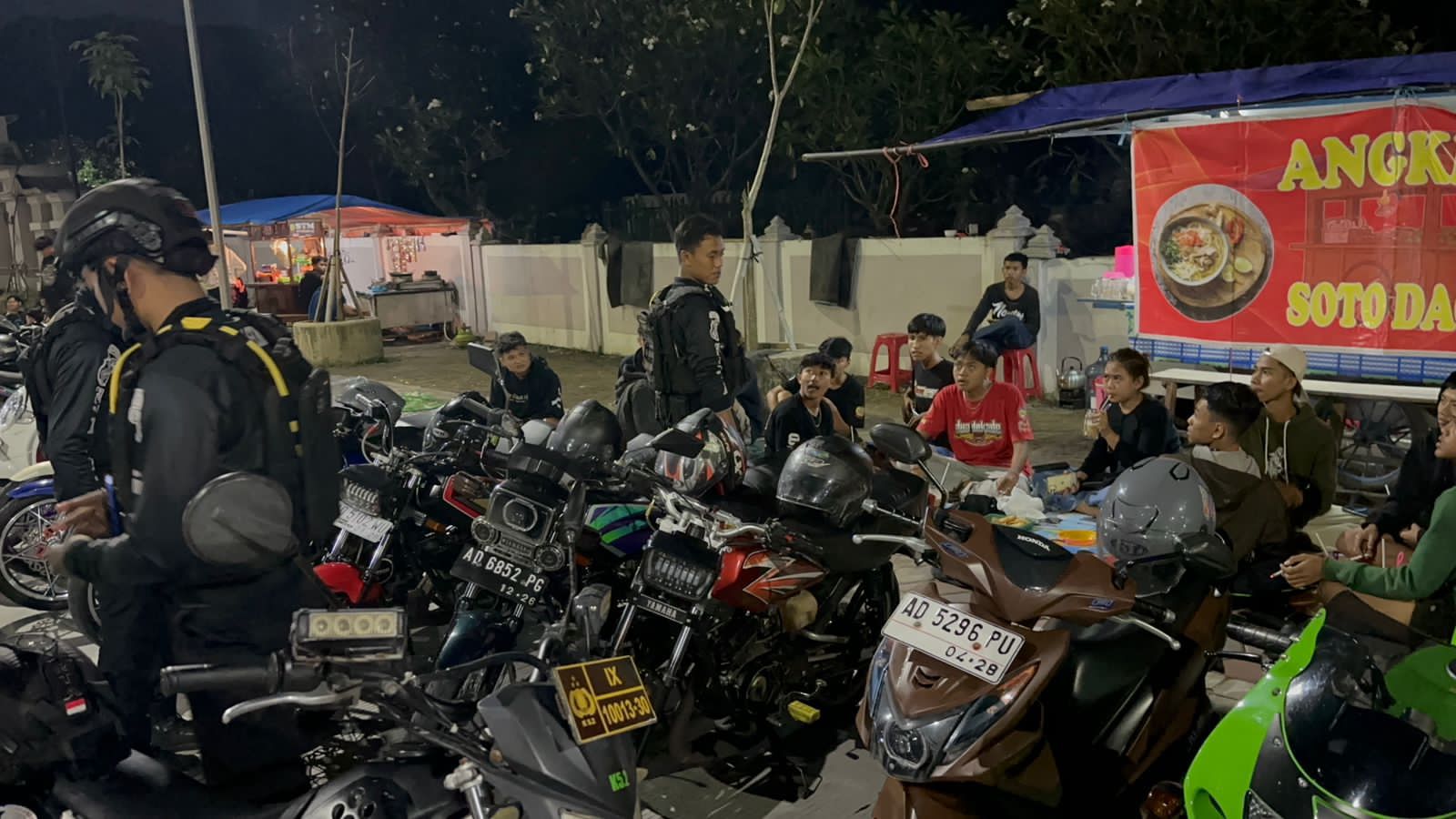 Polresta Solo Bubarkan Balap Liar, 10 Motor Berknalpot Brong Disita