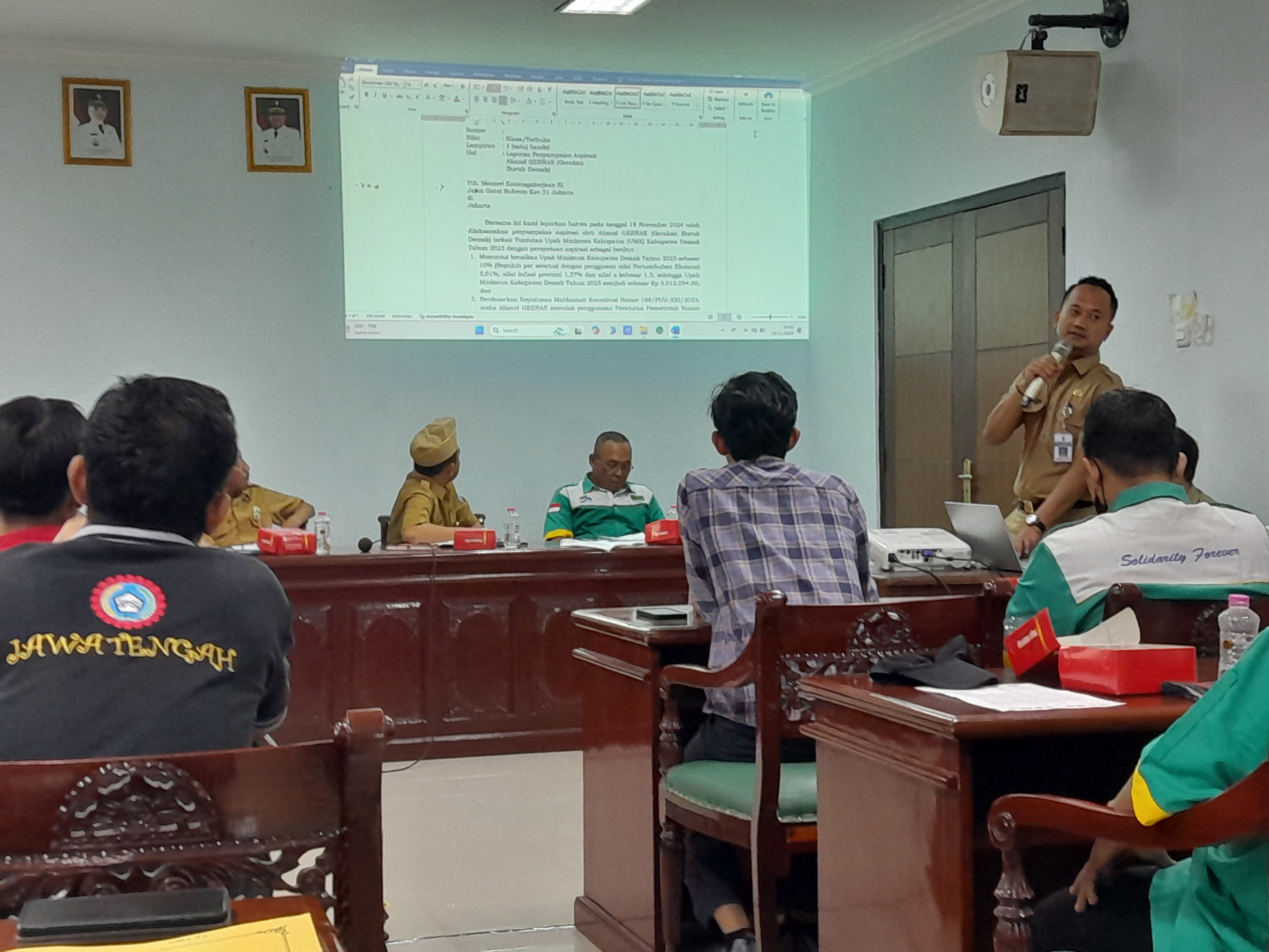 Rapat Dewan Pengupahan Demak Sepakati UMK 2025 Naik 6,5%, Tunggu Pengesahan PJ Gubernur