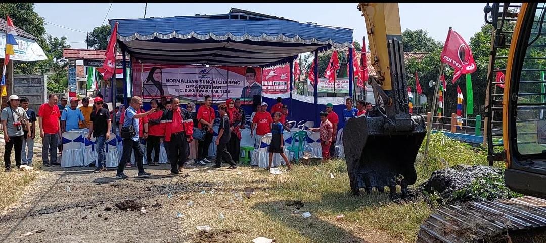 Langganan Banjir, Sungai Kabunan Dukuhwaru Tegal Dinormalisasi