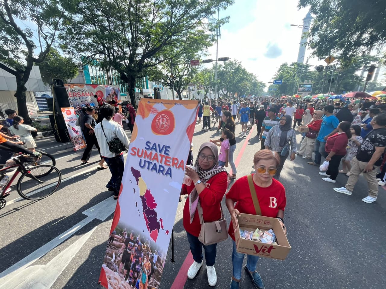 Musisi dan Advokat Galang Dana untuk Korban Bencana Sumatera di CFD Solo