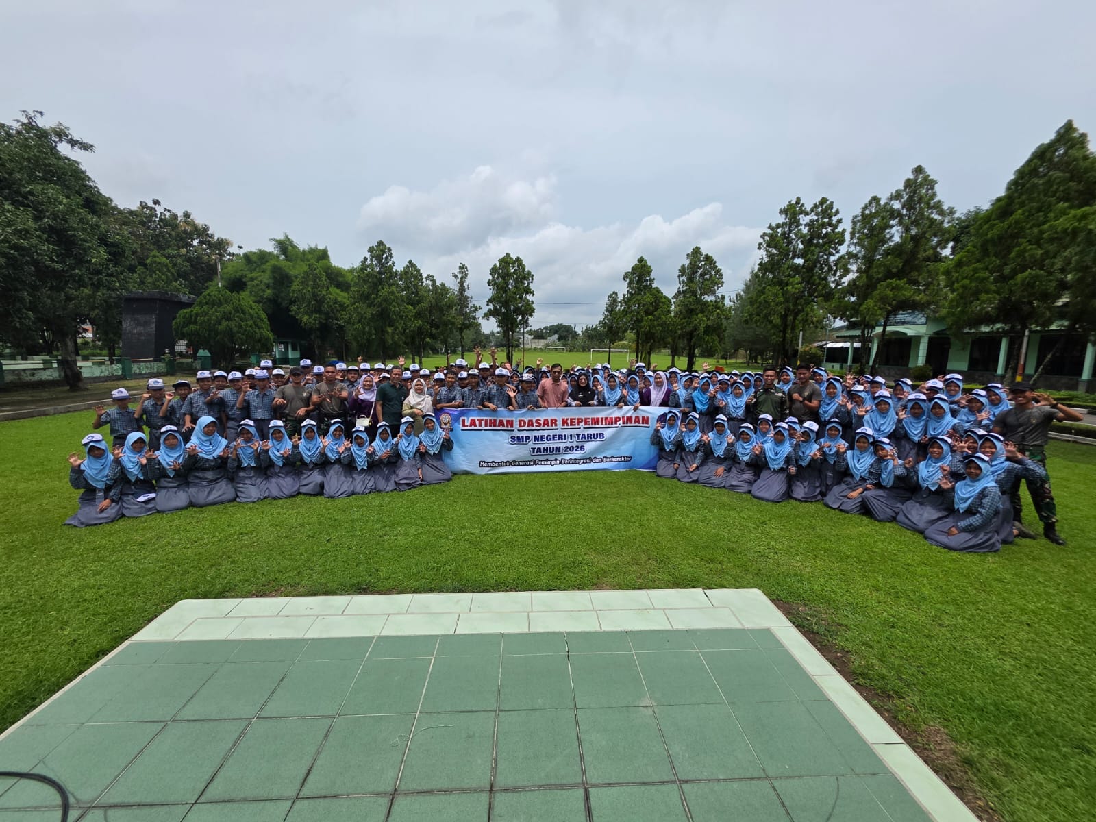 Cetak Generasi Tangguh Berintegritas, SMPN 1 Tarub Gelar Latihan Dasar Kepemimpinan 