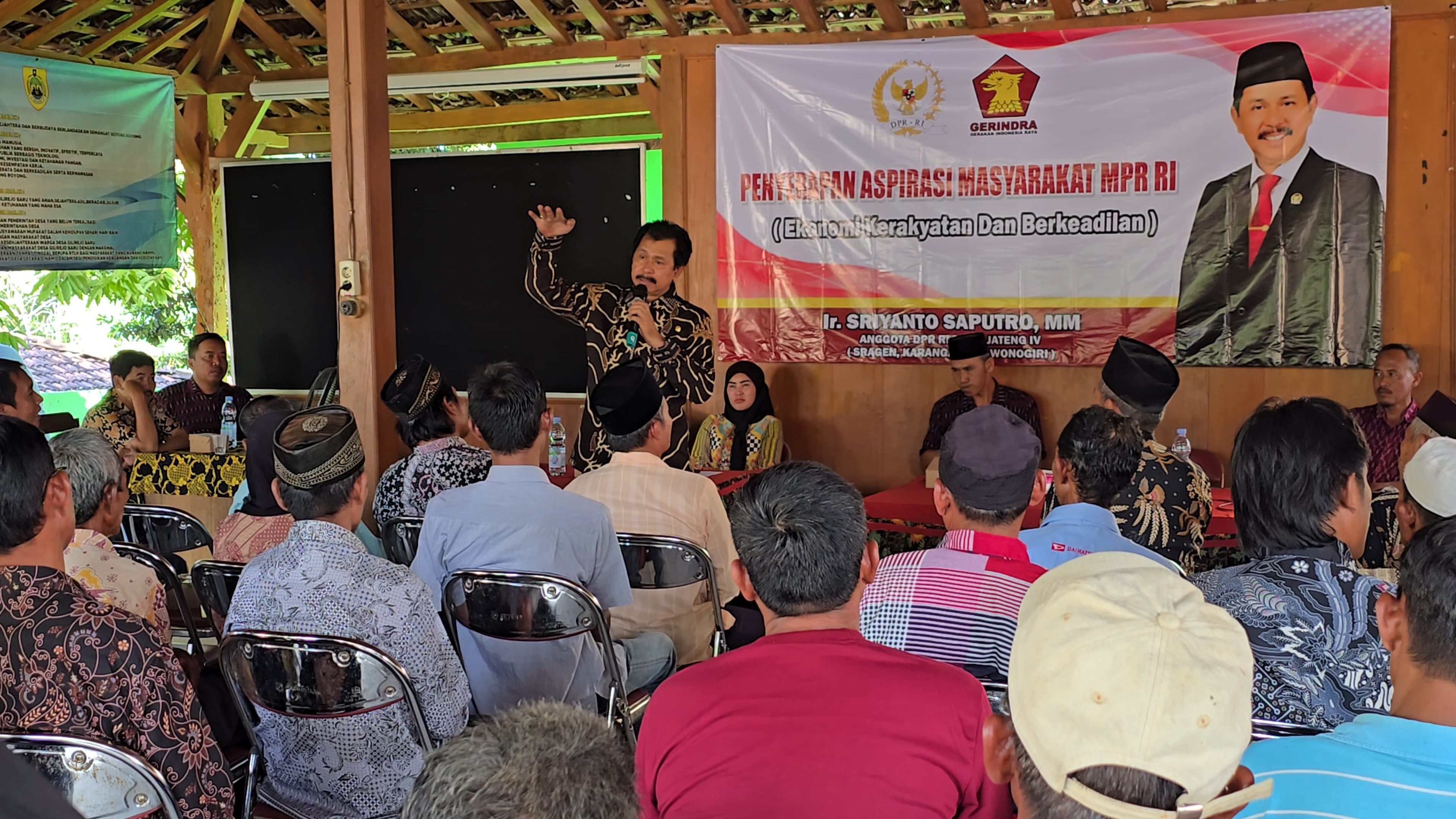 Serap Aspirasi Masyarakat, Sriyanto Dorong Ekonomi Kerakyatan yang Berkeadilan