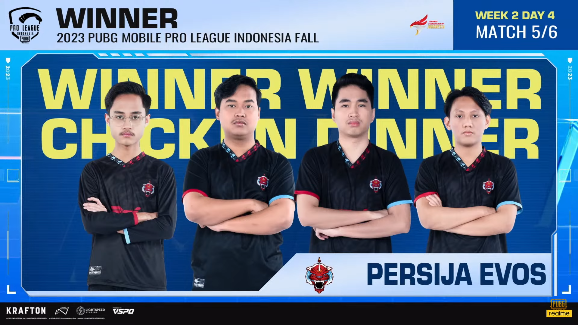 Hasil Week 2 PMPL Indonesia Fall 2023! Persija Evos Esports Terlalu Kuat