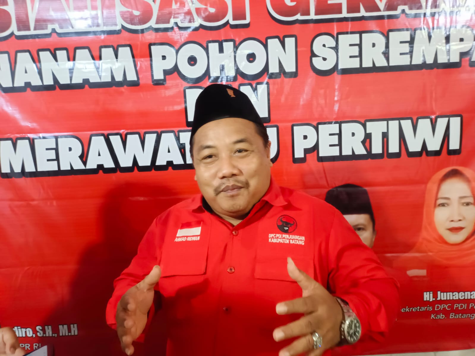 Ahmad Ridwan Nahkodai DPC PDIP Batang 2025–2030, Fokus Struktur hingga Kursi