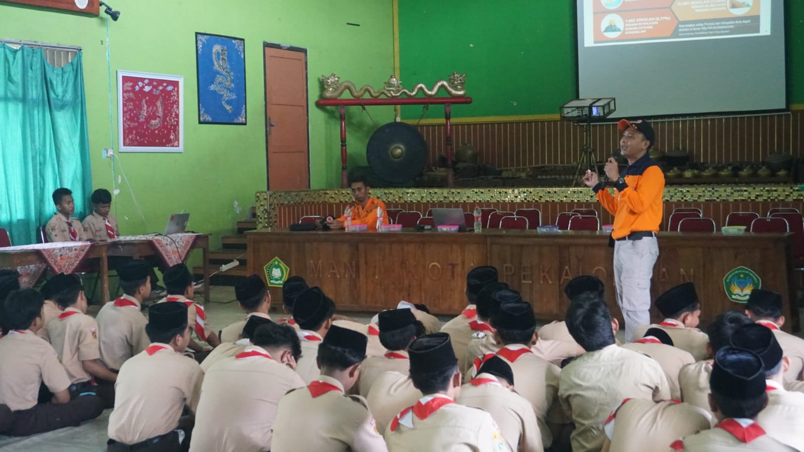 BPBD Kota Pekalongan Ajari Siswa MAN 1 Siaga Bencana, Ini Aksinya