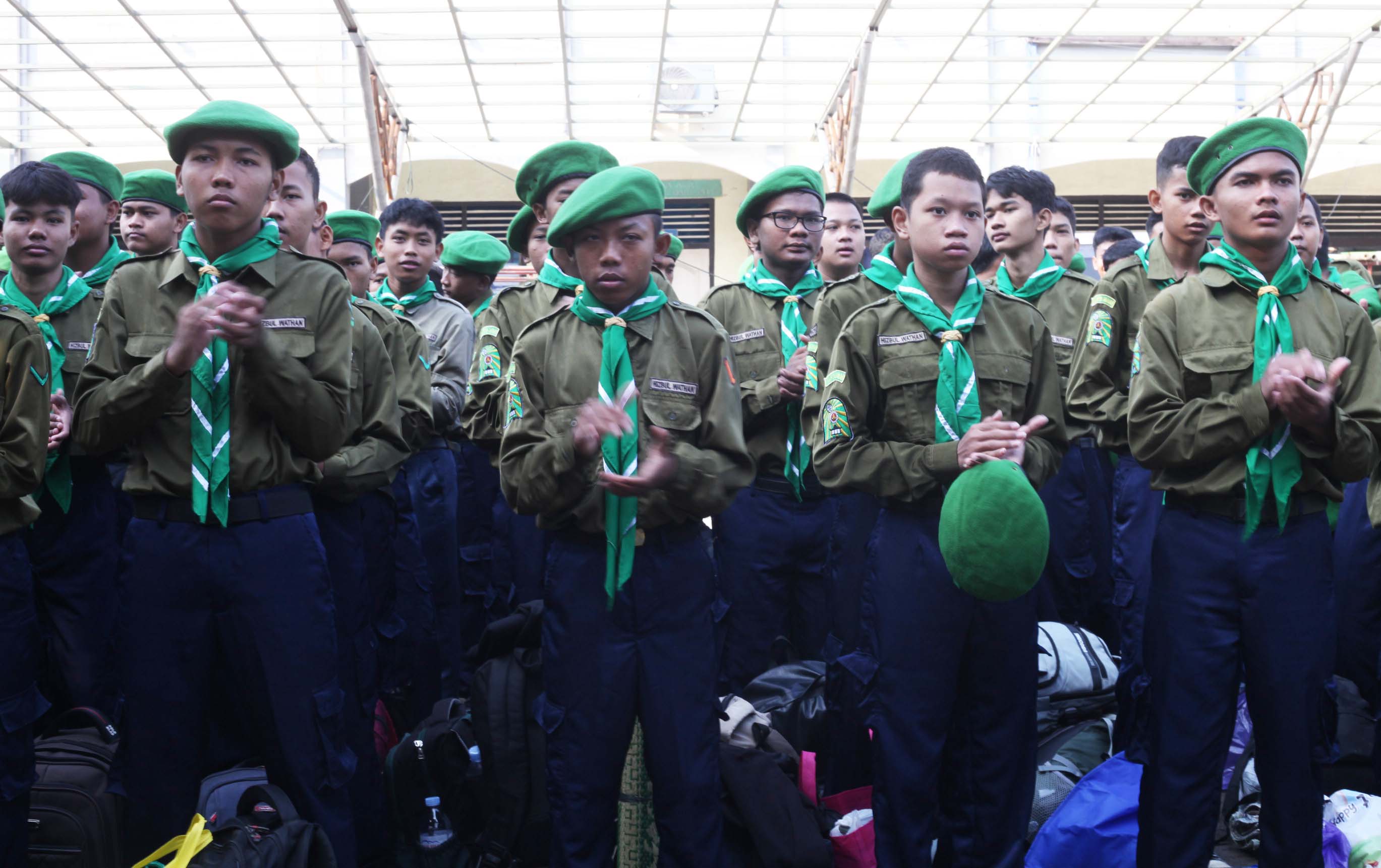 SMK Mutu Kota Tegal Berangkatkan 369 Siswa Ikuti Perkemahan Hizbul Wathan