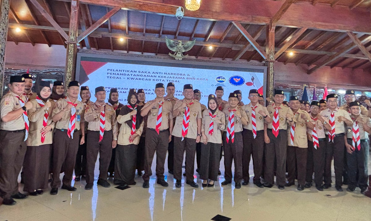 Resmi Dilantik, Saka Anti Narkoba Kota Tegal Siap Bentengi Remaja