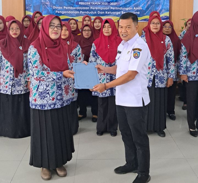 Dinas P3AP2KB Kabupaten Tegal Lantik Kader IMP Bangga Kencana