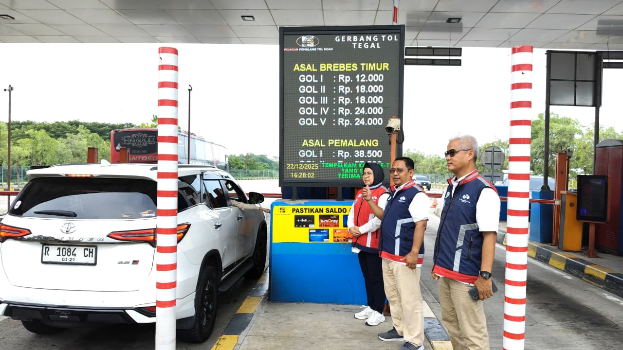 Lonjakan Arus Nataru Mengintai, Tol Pejagan–Pemalang Siaga Penuh