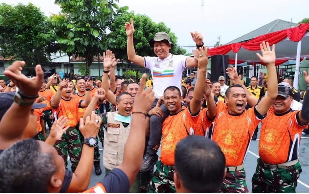 Ide Cerdas Dandim 0722 Kudus, Gulirkan Olahraga Bersama Rekatkan Forkompinda