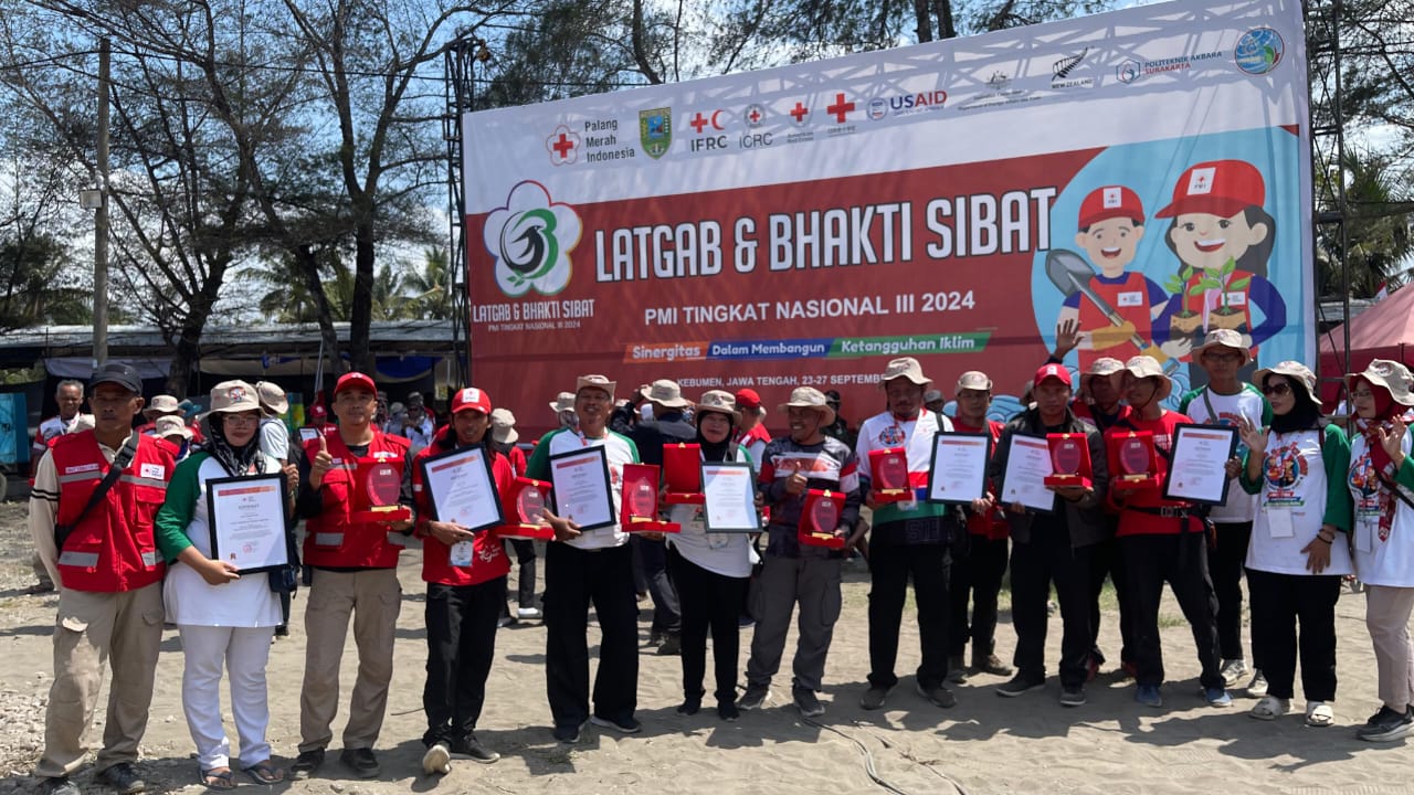 PMI Kabupaten Tegal Raih 8 Penghargaan di Ajang Sibat Tingkat Nasional