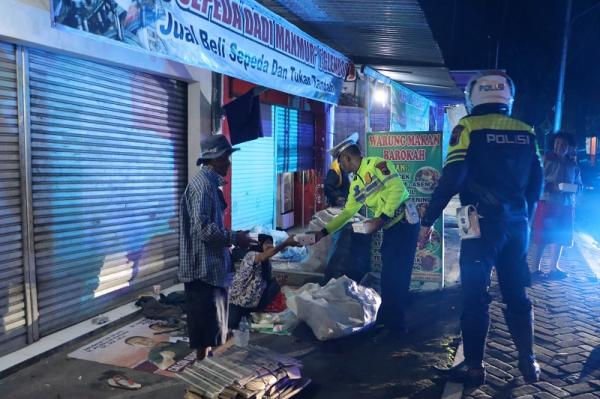 Cegah Balap Liar dan Gangguan Kamtibmas, Satlantas Polres Grobogan Gelar Sahur on the Road