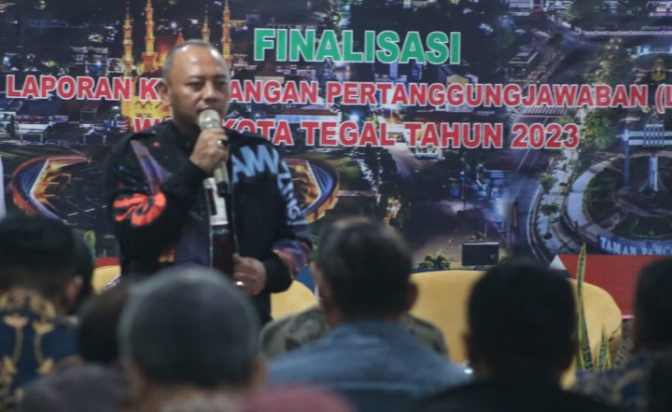 Bagian Pemerintahan Pemerintah Kota Tegal Adakan Rapat Finalisasi Pembahasan Draf LKPJ 2023