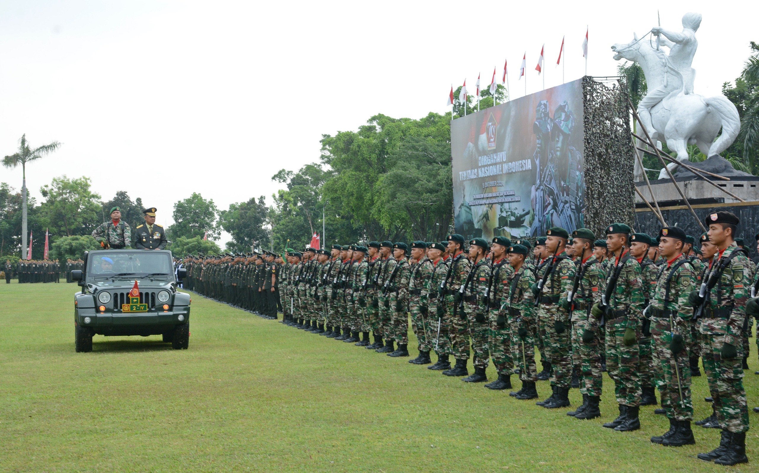 Upacara HUT TNI, Ini Pesan Panglima