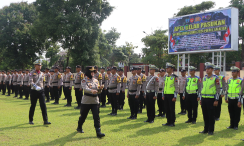 Polres Salatiga Kerahkan 60 Personil Dukung Operasi Zebra Candi 2024