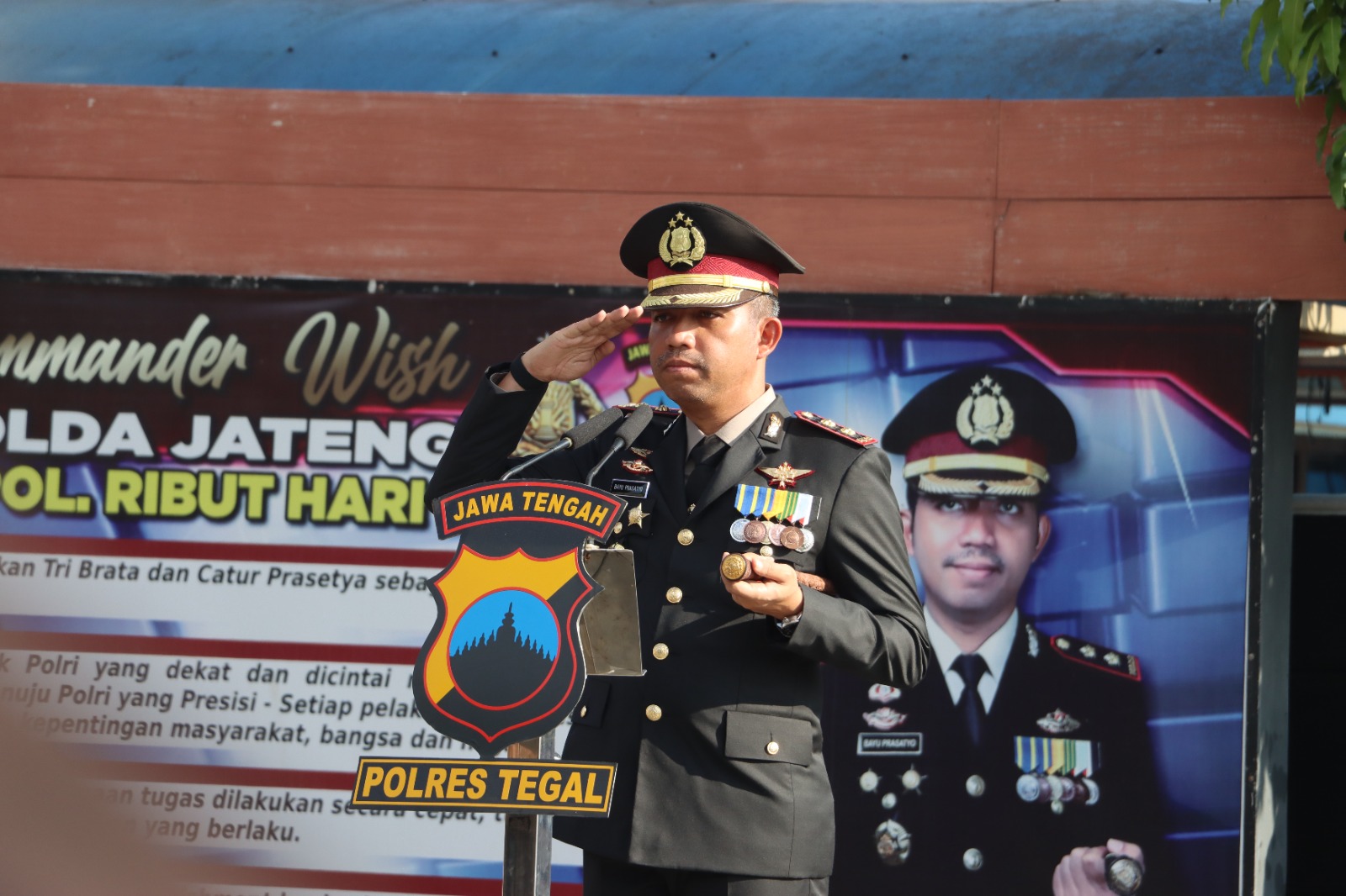 Polres Tegal Peringati Hari Kesaktian Pancasila 