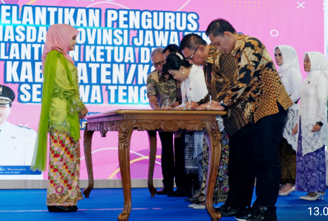 Pimpin Salatiga, Retno Robby Hernawan Turut Dilantik Dekranasda Jateng